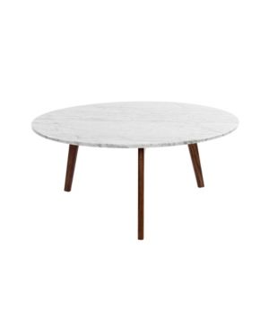 Cenports Stella Round Marble Coffee Table | Macys (US)