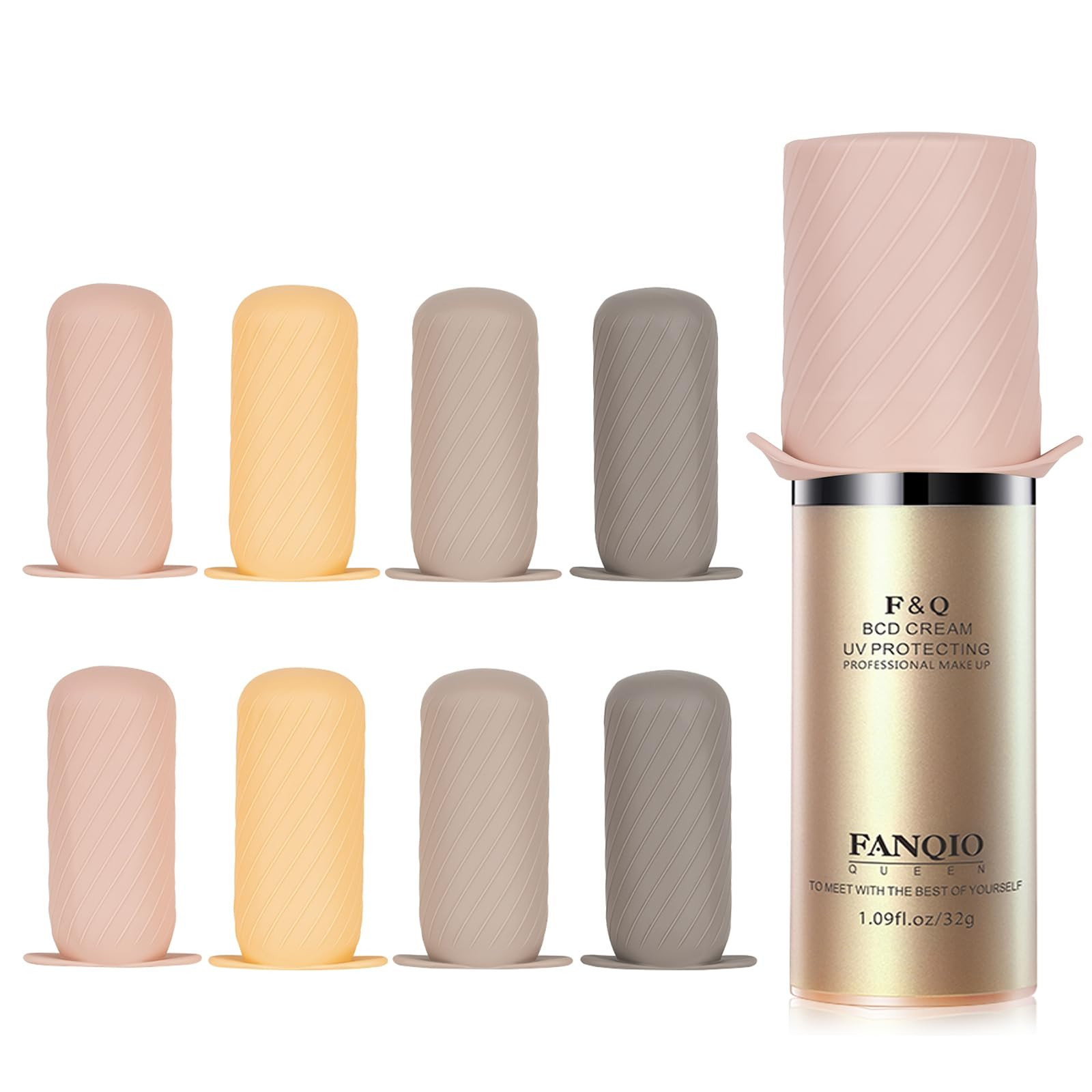 Bottle Covers for Travel, Leak Proofing, Travel Size Container Silicone toiletry sleeves, Leak Lo... | Amazon (US)