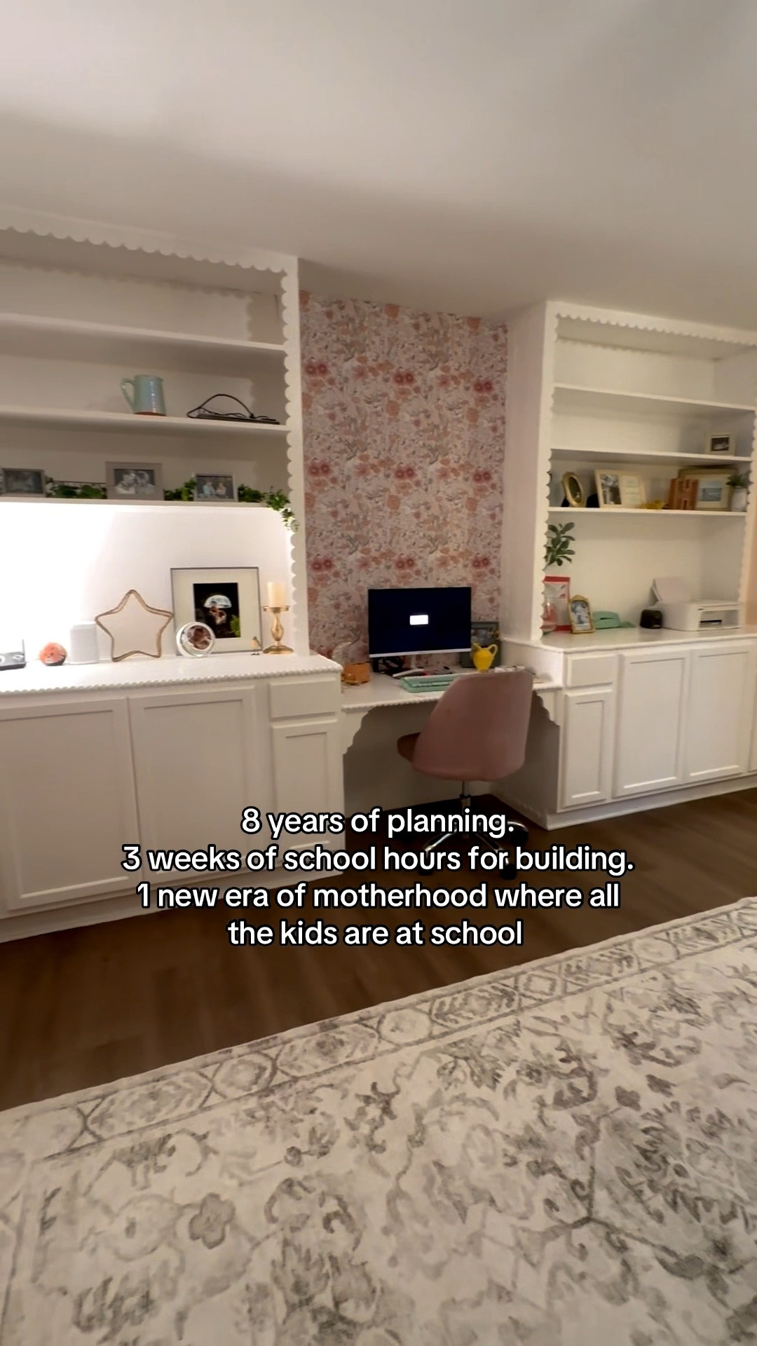 Where there is a woman, there is a way. So obsessed with how this all turned out. For paint colors, I used sunlit coral but sherwin williams and BM Chantilly lace for trim and built ins. 

#LTKHome