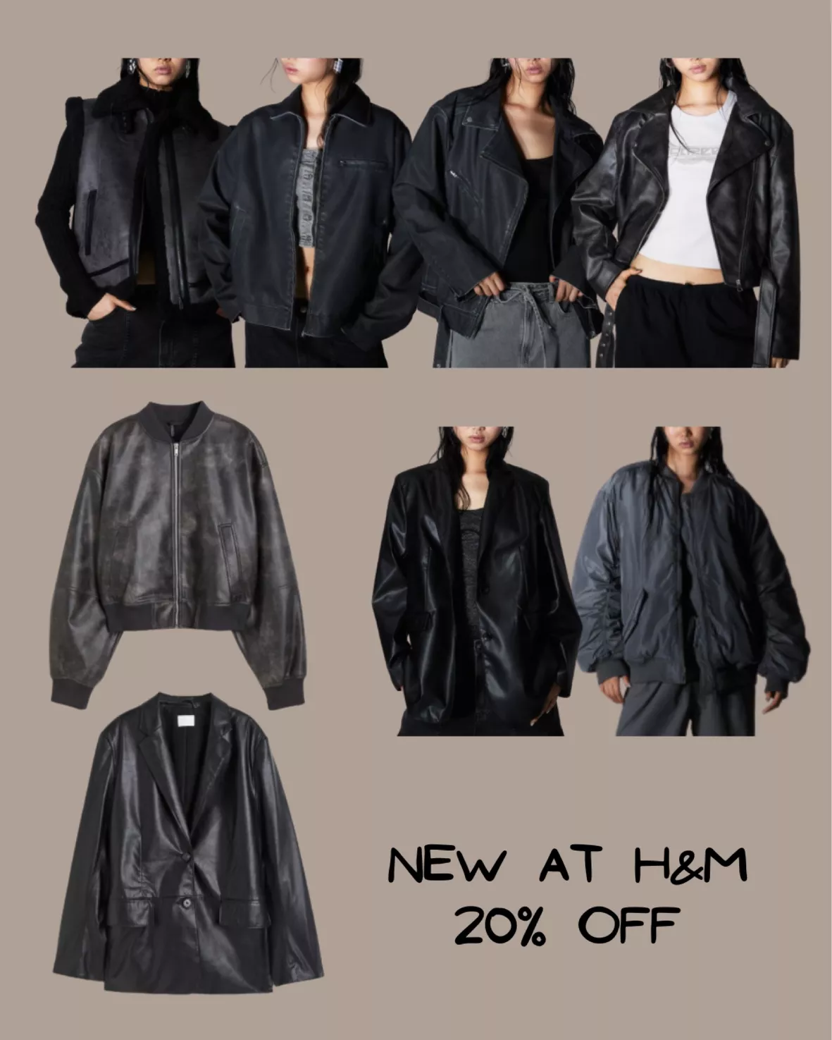 Faux Leather Moto Fleece-Lined … curated on LTK