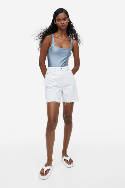 High Waist Bermuda Shorts | H&M (US + CA)