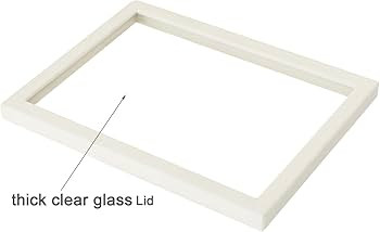 Coward 2Pcs Beige Velvet Glass Lid for the Trays Can Use if Needed | Amazon (US)