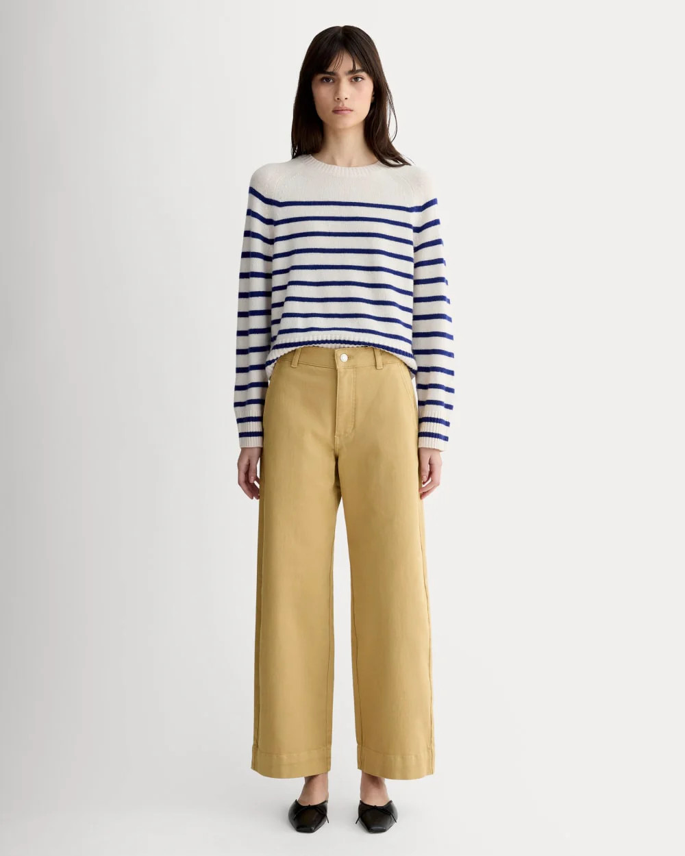 The Utility Wide-Leg Pant | Black | Everlane