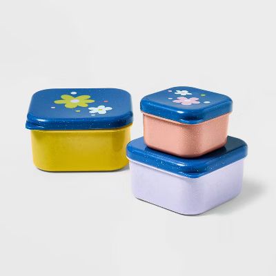 Kids' Set of 3 Snack Container Daisy - Cat & Jack™️ | Target