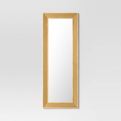 Classic Woven Wall Mirror Natural - Threshold™ | Target