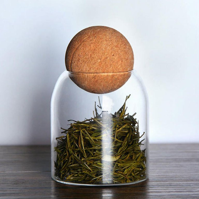 Topumt Glass Food Storage Jars with Wood Lid Ball, Bamboo Glass Storage Containers with Good Seal... | Walmart (US)