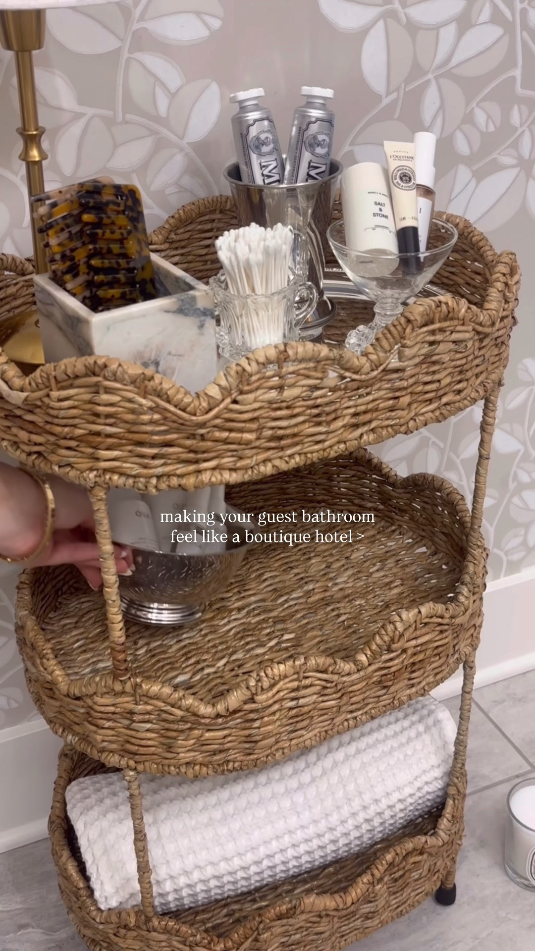 Guest bathroom restock!! This scalloped shelf is on sale. I’ve had it for years and it makes it so much cozier + cute in here! Guests always love it and feel extra welcome! 





guest bathroom decor, guest bathroom essentials, bathroom organization ideas, bathroom styling, bathroom shelf decor, scalloped shelf, woven storage shelf, neutral home decor, cozy home inspiration, Nancy Meyers home, elevated home decor, home organization ideas, bathroom restock, guest ready home, hosting essentials, bathroom storage ideas, luxury bathroom decor, affordable home decor, cottage style home, traditional home decor, woven furniture, home finds, sale alert,

#LTKHome #LTKselfcare #LTKvlog