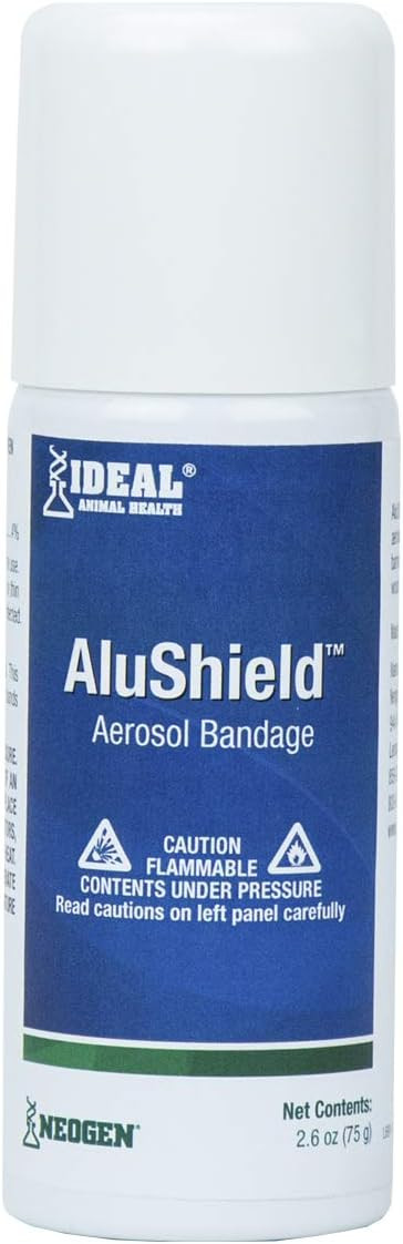 Neogen Ideal Animal Health Alushield Aerosol Bandage, 2.6 oz | Amazon (US)