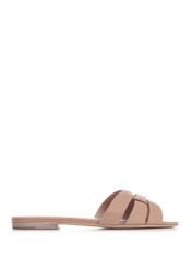 Saint Laurent Tribute Open Toe Mules | Cettire Global