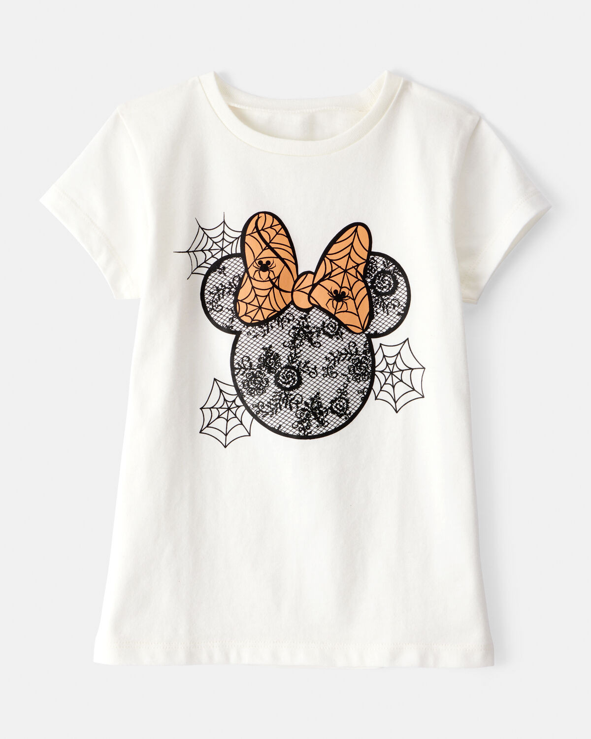 Toddler Girl Disney© Minnie Mouse Halloween Short-Sleeve Graphic Tee - Ivory | Carter's Inc