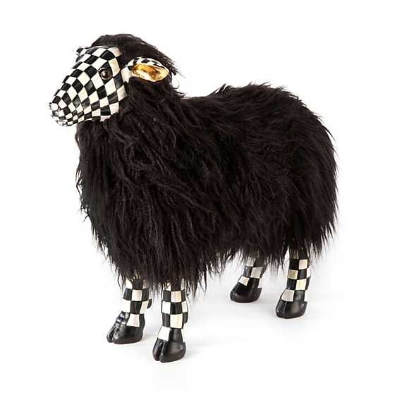 Courtly Check Black Sheep - Small | MacKenzie-Childs