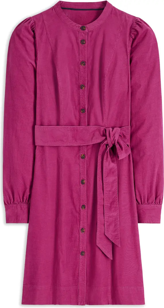 Bre Belted Corduroy Shirtdress | Nordstrom