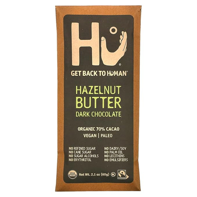 Hu Kitchen, Bar Chocolate Hazelnut Praline, 2.1 Ounce | Amazon (US)