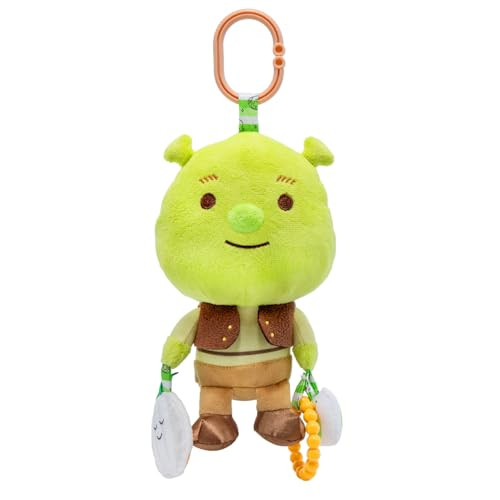 Shrek Activity Toy – Made with Super Soft Material & Features Jingle Bell, Child-Safe Mirror & ... | Amazon (US)