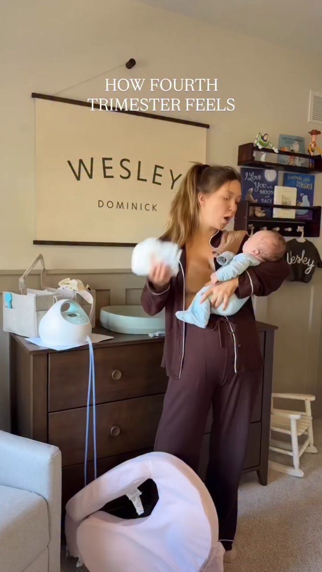 Feed, change, sleep, repeat 😂🍼👶🏼

#postpartum #postpartumjourney #fourthtrimester #momhumor #firsttimemom #relatable #newbornlife