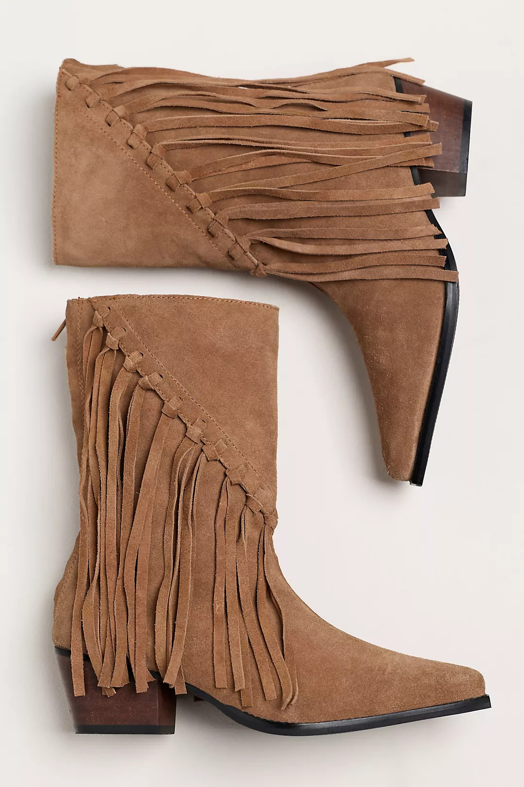 Matisse Buck Fringe Suede Boots | Anthropologie (US)