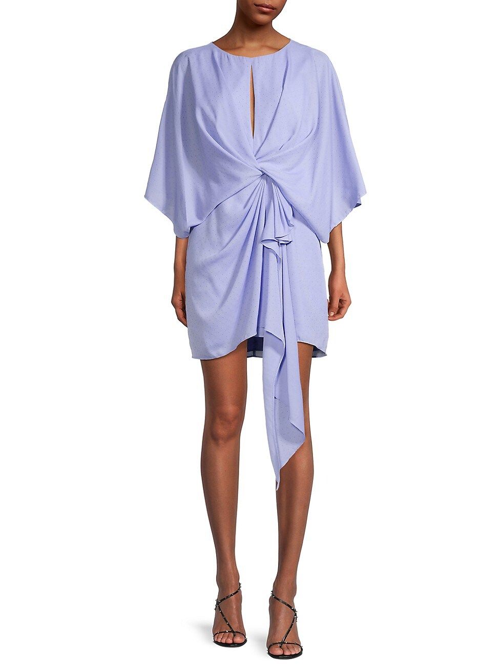 Aidan by Aidan Mattox Chiffon Draped Cocktail Dress | Saks Fifth Avenue