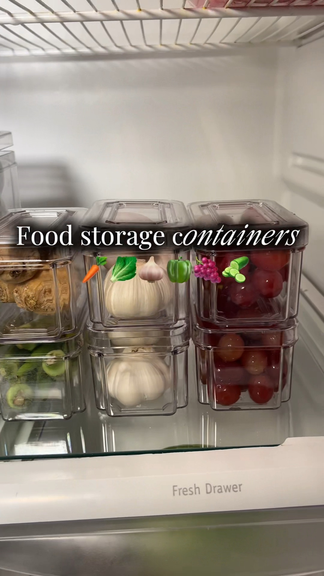 Fresh ingredients deserve good storage! BPA free food storage containers!