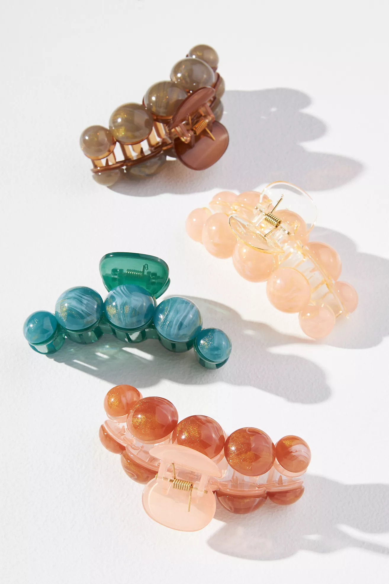 Resin Sphere Hair Claw Clips, Set of 2 | Anthropologie (US)