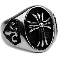 Faith Cross Ring - Men's Band Stainless Steel Jewelry Rings For Men By Modern Out | Etsy (US)