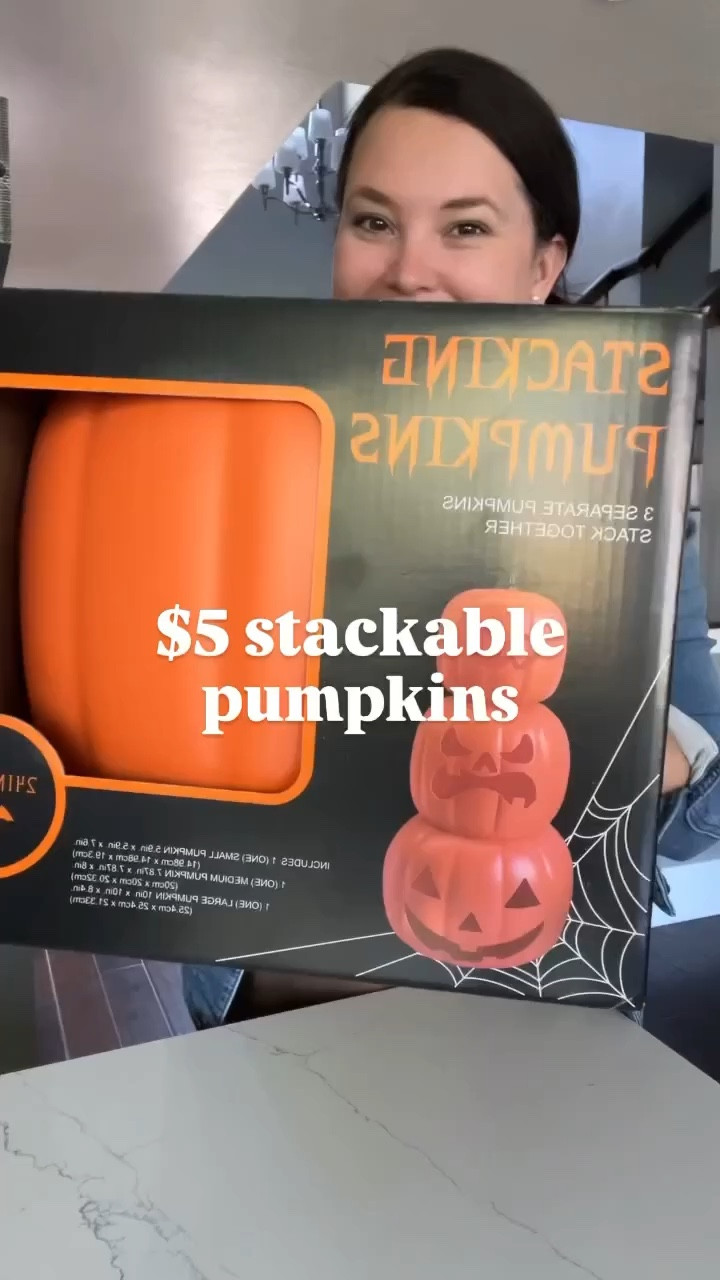 $5 stackable pumpkins 🎃 they will sell out fast! I’m thinking I should spray paint them a satin or matte color. Vote below and let me know what you think!

Fall decor, halloween outdoor, halloween vibes, fall, fall aesthetic, halloween aesthetic #halloween #fallaesthetic #halloweeniscoming 
#ltkfamily #ltkhome #ltkseasonal #halloweenaesthetic #autumn #halfwaytohalloween #autumn #harvest #falloween #octobermood #halloweendecor #autumnaesthetic #autumndecor

#LTKSaleAlert #LTKHome #LTKFamily