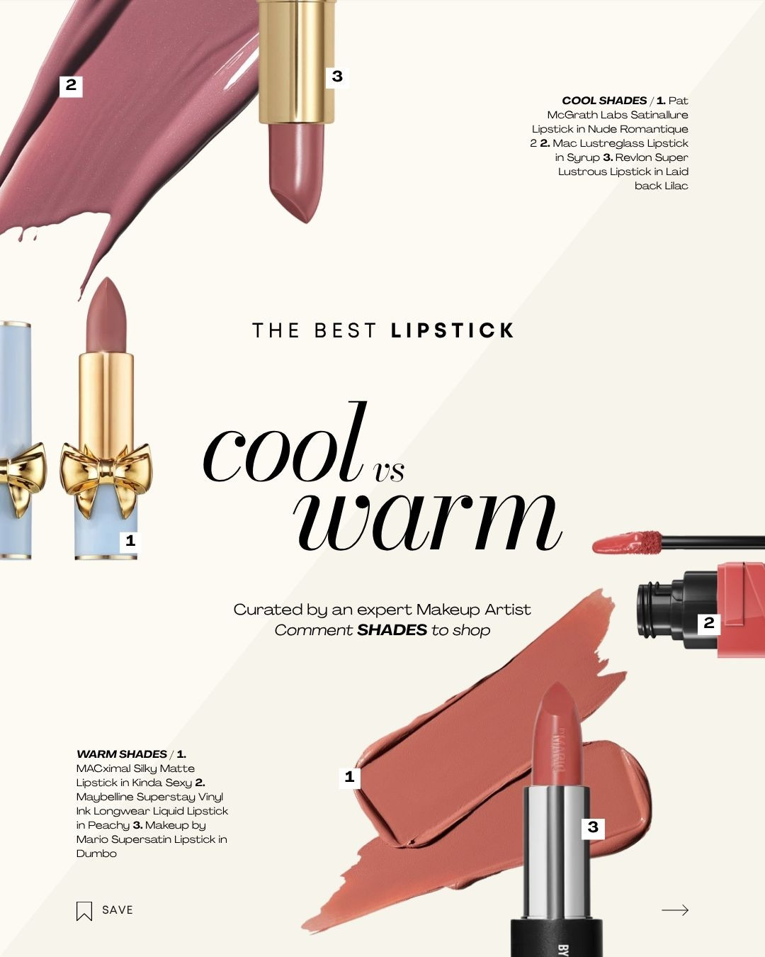 MAKEUP TOP PICKS - BLUSH

Carly, our in-house colour analyst and makeup artist, has curated the best of the best, here are her top 3 picks for cool vs warm undertones. The absolute best products on the market, curated by an expert, tailored to your undertone. 

 #LTKaustralia #LTKbeauty