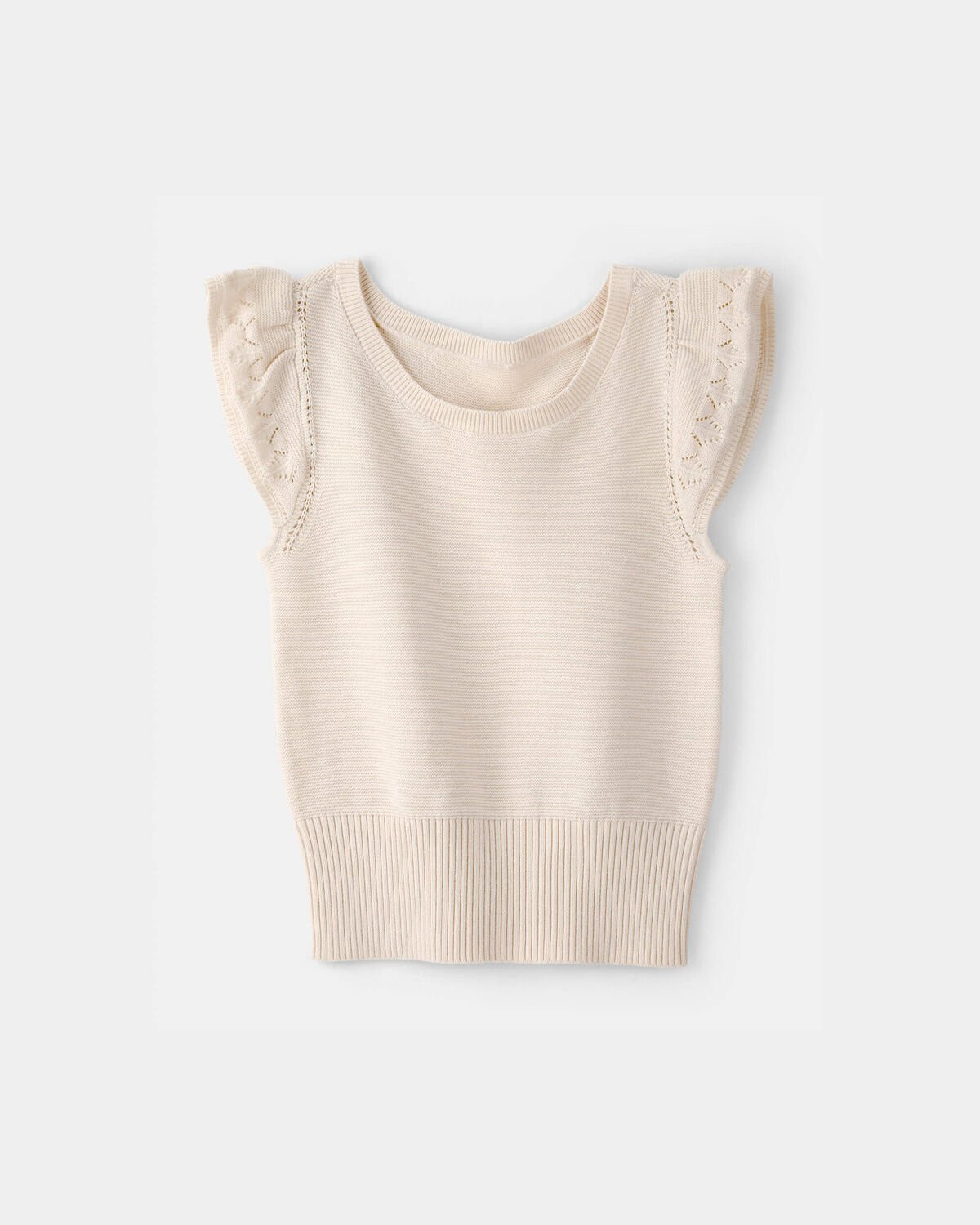 Girls Sweater Top - Cream | Carter's Inc