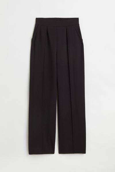 High-waist Dress Pants - Black - Ladies | H&M US | H&M (US + CA)