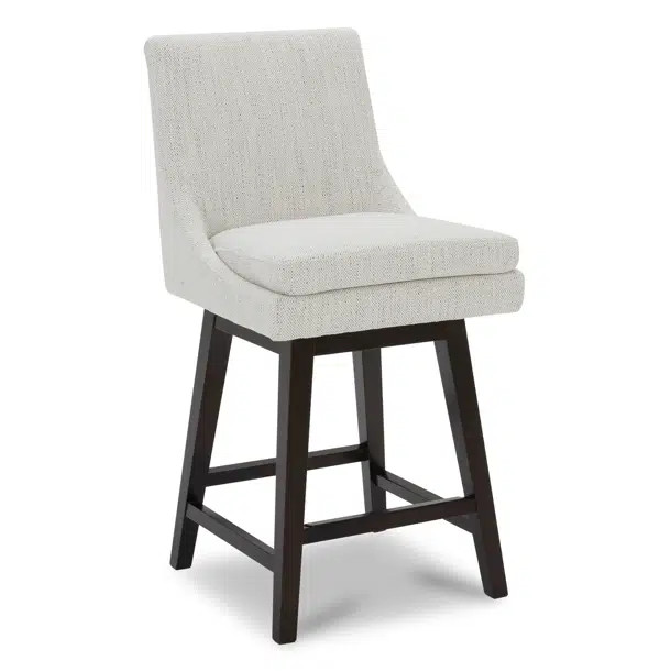 Neri Swivel Upholstered 26'' Counter Stool | Wayfair North America