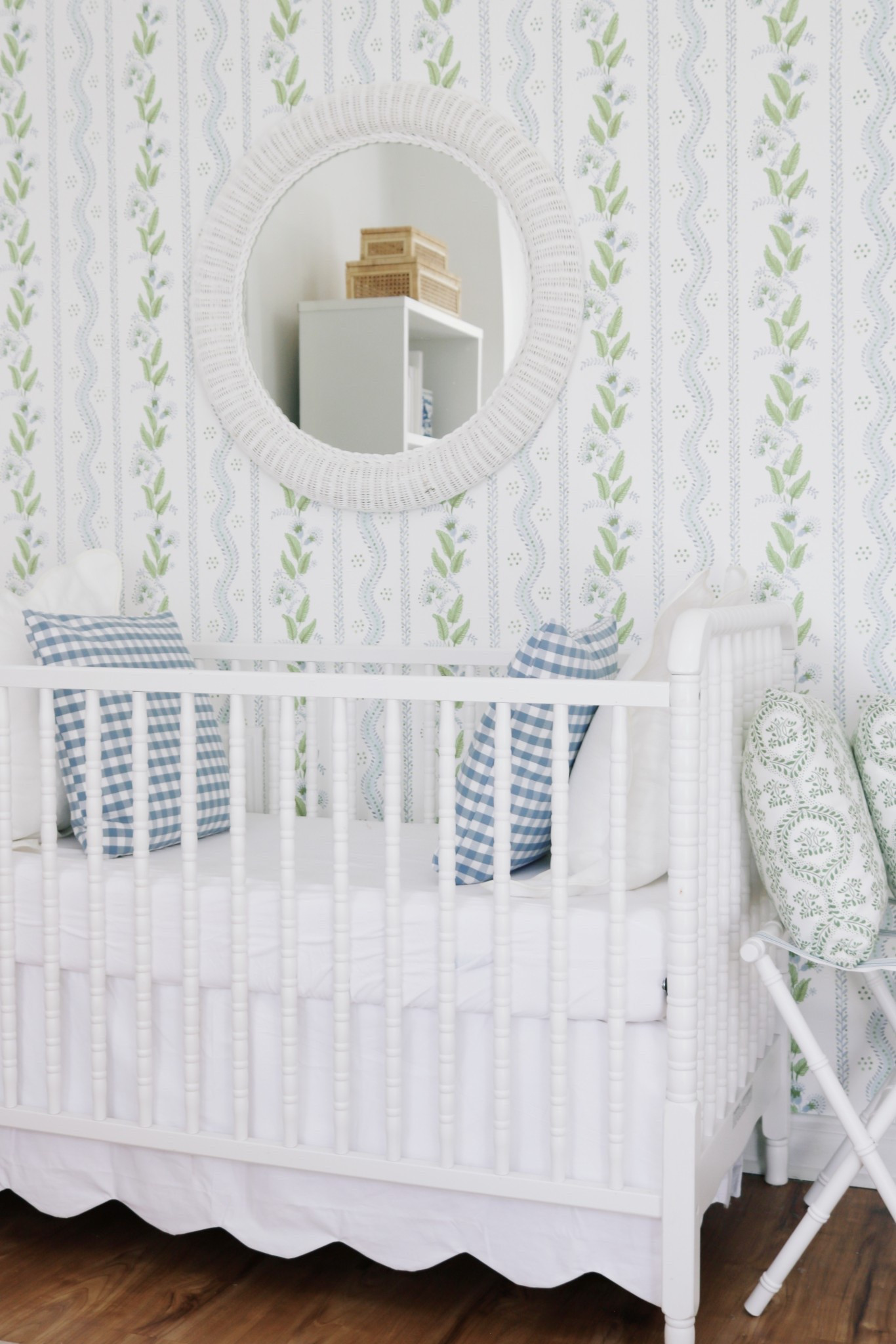 Soft, timeless nursery with a hint of coastal & southern charm. 🤍 Many of these items are on sale today, from the stacking scalloped baskets to the baby alphabet quilts!

#LTKSaleAlert #LTKHome