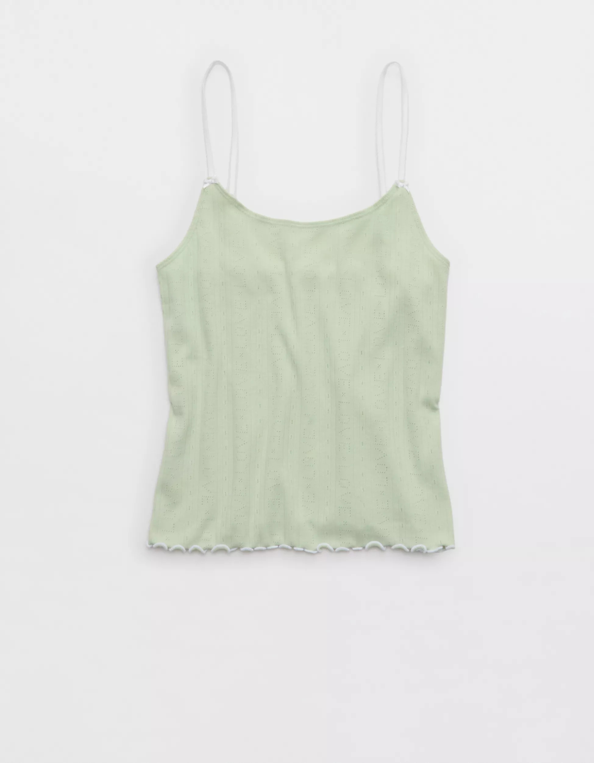 Aerie Pointelle Pajama Tank Top | Aerie