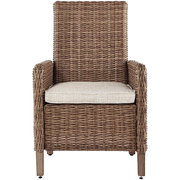 Beachcroft Beige Pair of Arm Chairs with Cushion | Slumberland Furniture
