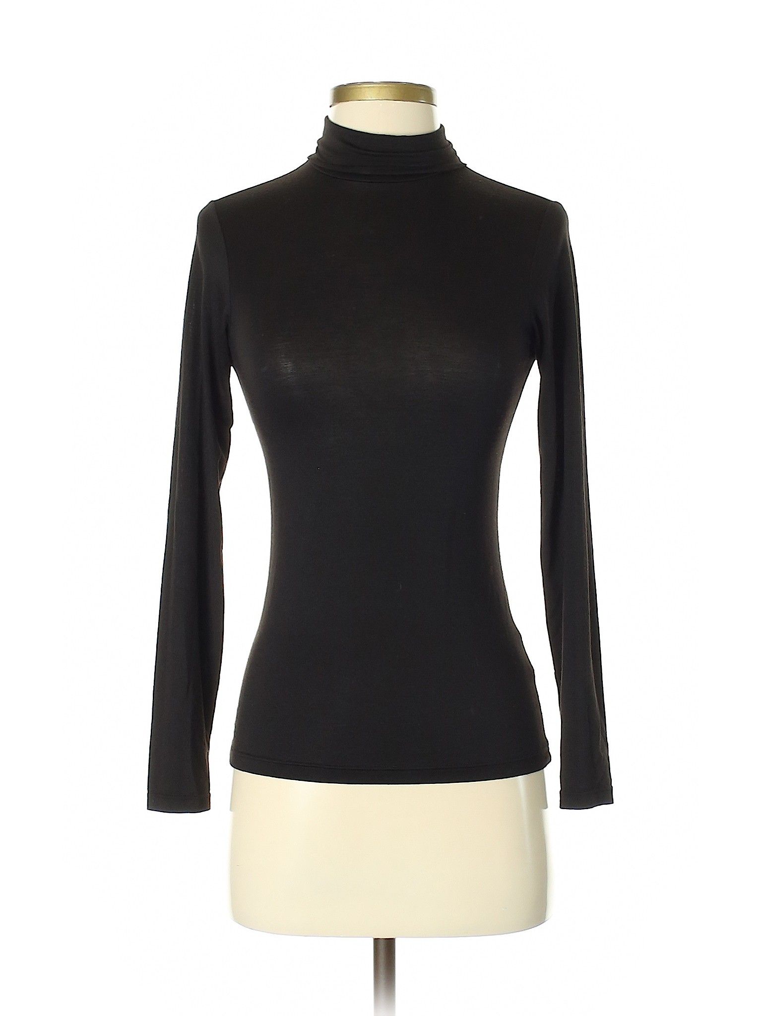 Uniqlo Long Sleeve Turtleneck Size 0: Black Women's Tops - 44636829 | thredUP