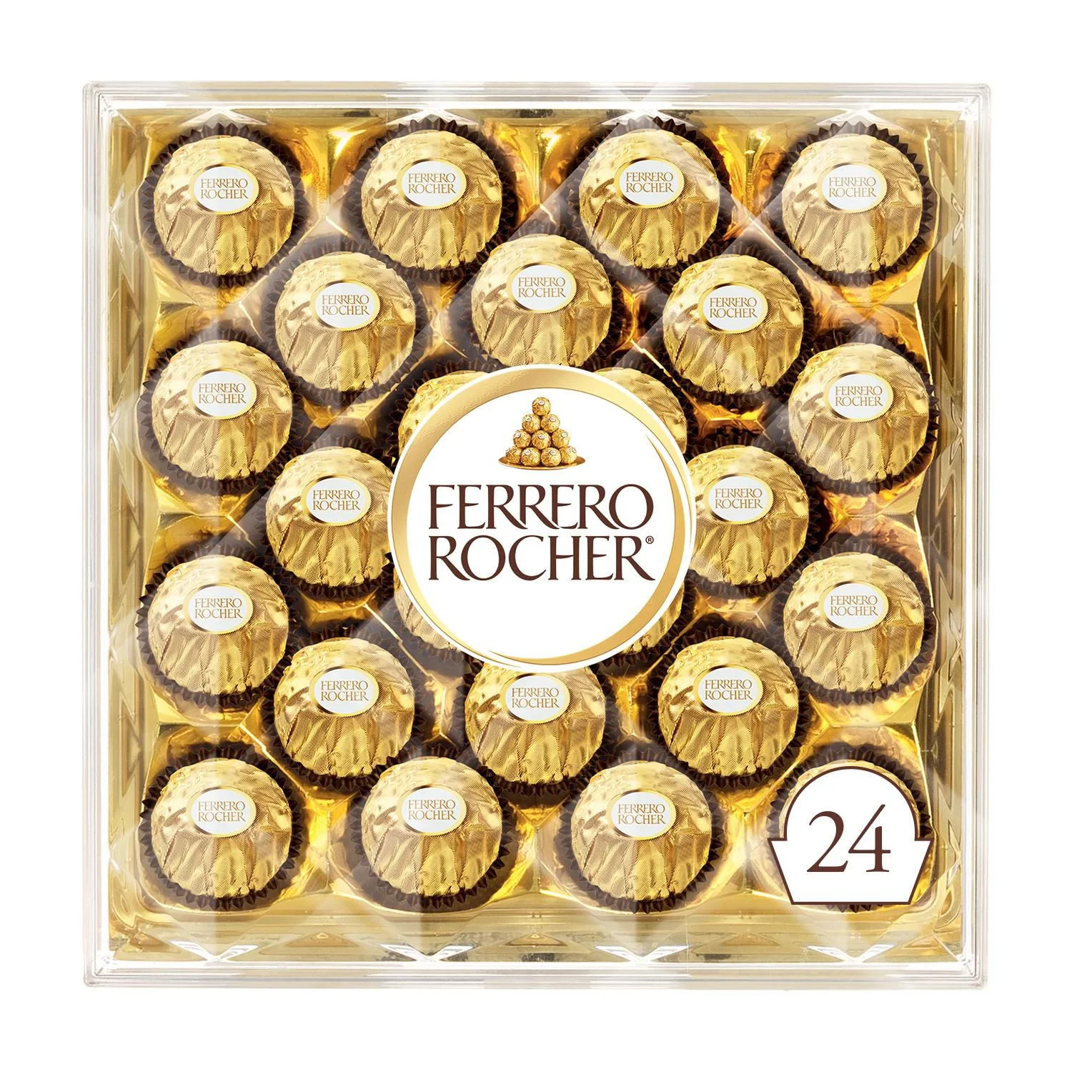 Ferrero Rocher Fine Hazelnut Chocolate Gift Box, 300g, 24 count | Walmart (CA)