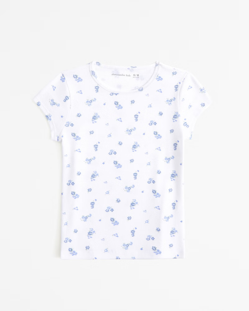 girls essential pattern baby tee | girls new arrivals | Abercrombie.com | Abercrombie & Fitch (US)