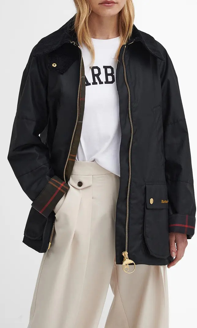 Allerston Water Resistant Waxed Cotton Jacket | Nordstrom