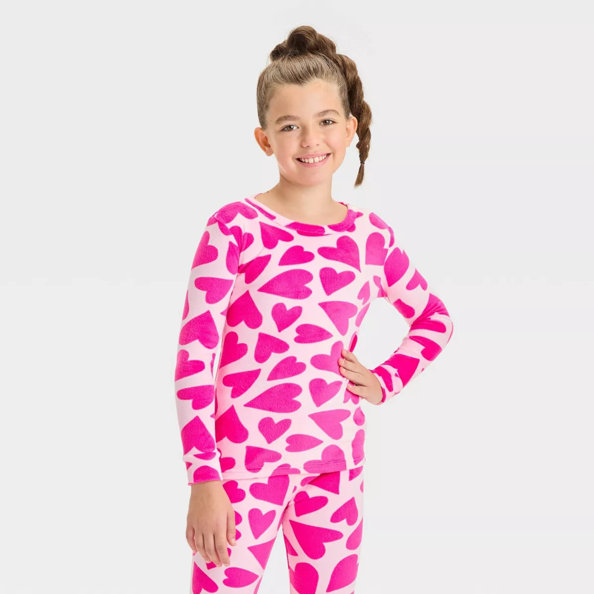 Kids' 2pc Snuggly Soft Snug Fit Pajama Set - Cat & Jack™ | Target