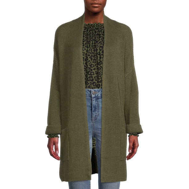 Time and Tru Women’s Shaker Stitch Sweater | Walmart (US)