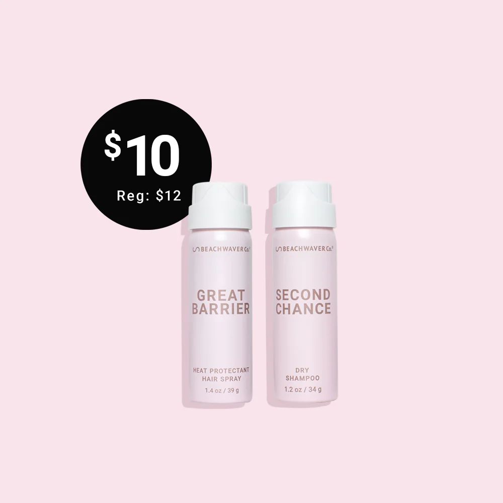 Travel Size Set of 2 - Great Barrier + Second Chance | Beachwaver Co