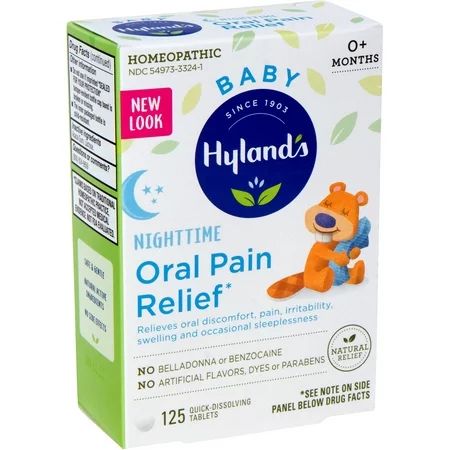 Hyland's Baby Nighttime Oral Pain Relief, 125 tablets | Walmart (US)