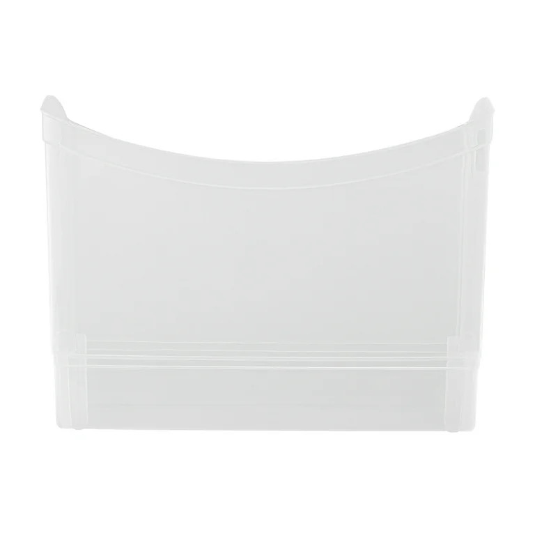 Mainstays Plastic Utility Storage Bin 12 Qt Narrow Rectangle with Carrying Handles, Clear | Walmart (US)