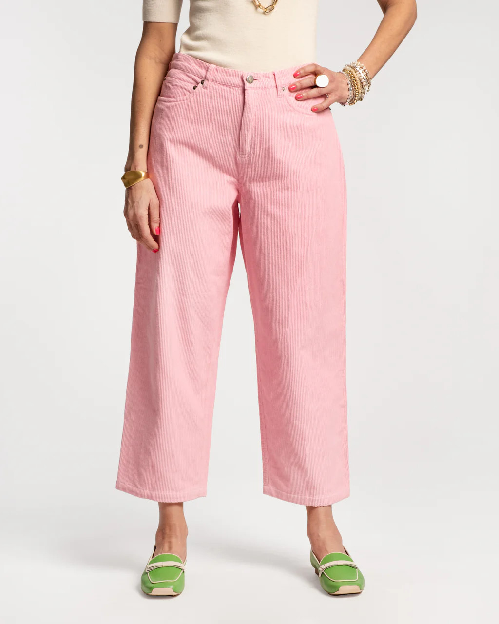 Jane Corduroy Pant Pink | Frances Valentine