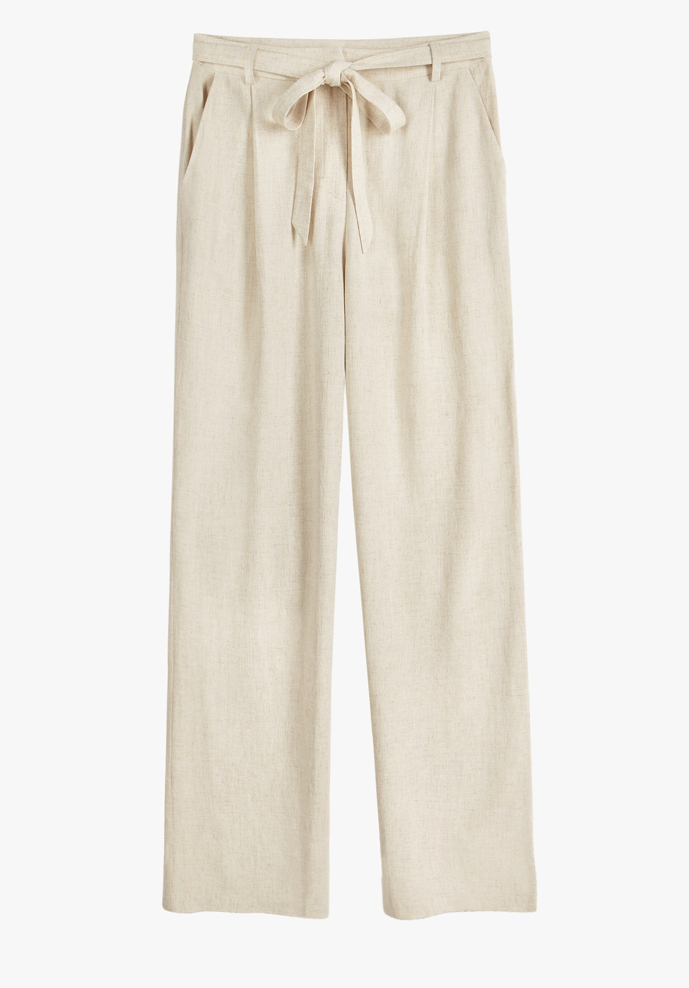 Sophie Linen Blend Tailored Trousers | Hush Homewear (UK)