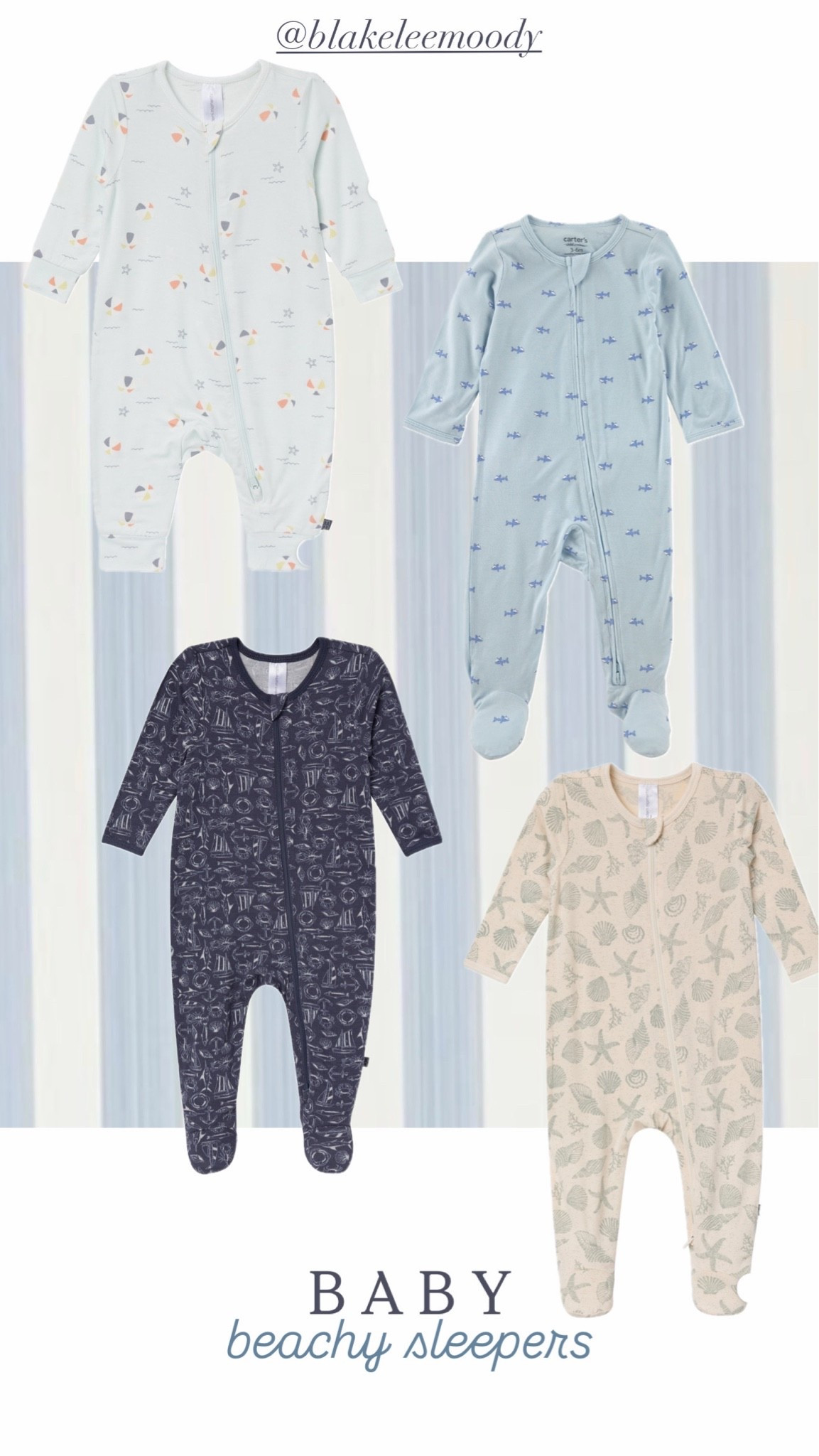 beach sleepers for baby boy 🐚

#LTKmomlife #LTKKids #LTKSeasonal