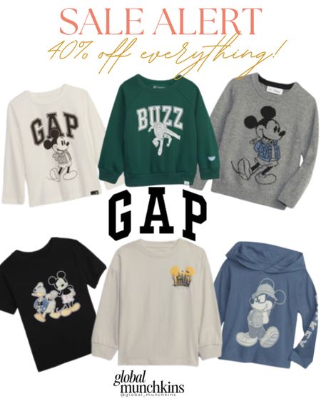 GAP  Friends and Family SALE! 40% off everything with code FAMILY
They have such cute Disney clothes! I grabbed these for Jack for fall and winter!

#LTKsalealert #LTKstyletip #LTKbaby