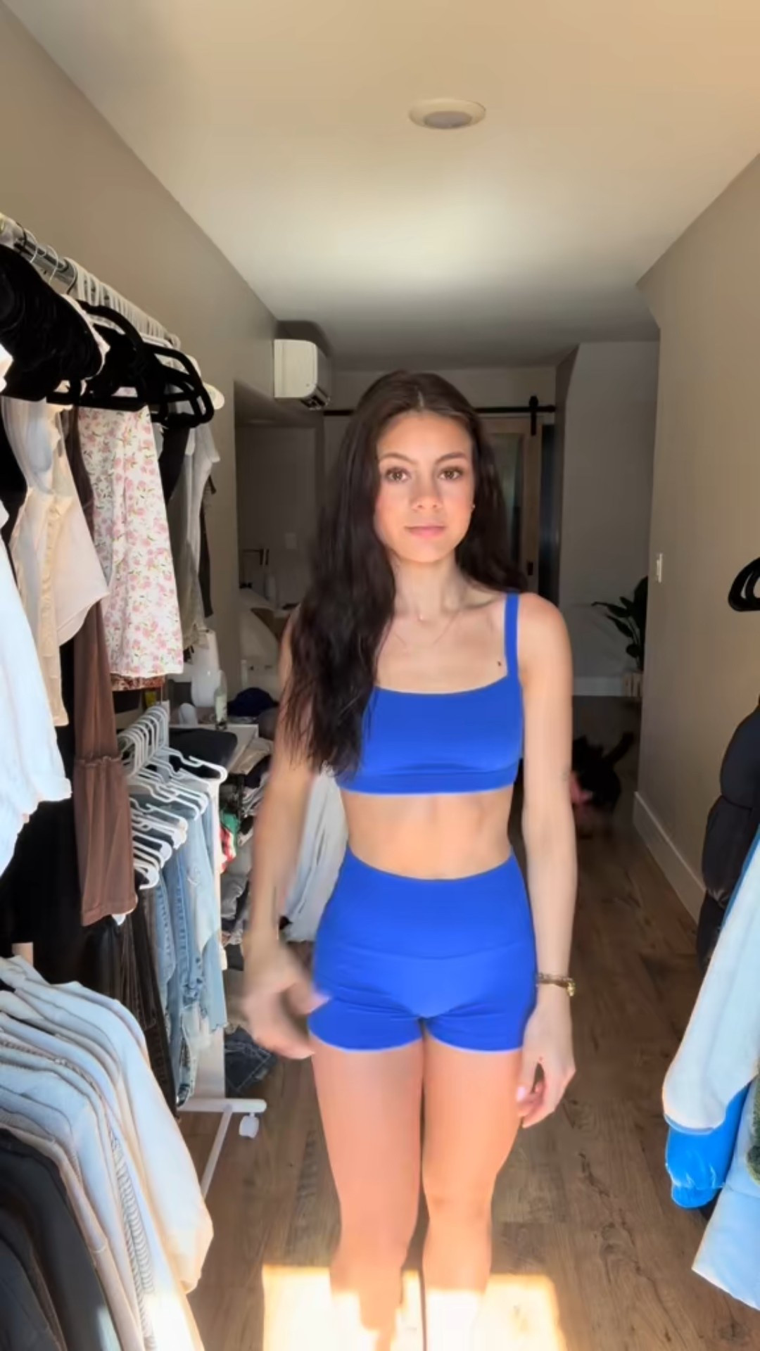 I’m not even exaggerating when I say it is such a relief that I have found the perfect workout set. It’s great quality. It makes me feel good and look good and it’s budget friendly. For reference, I am a 32A and I got an XS top. And I have a 23 inch waist, 00 & I got a size 2 on bottom  

#LTKFindsUnder50 #LTKPetite #LTKActive
