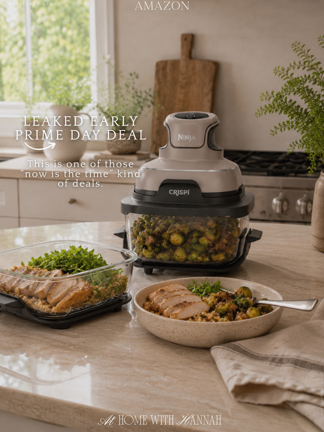 Prime Day kitchen deals • Ninja Crispi deal • Amazon meal prep finds

This Ninja Crispi is one of those early Prime Day deals that feels like a now is the time kind of buy. It’s so good for quick lunches, easy dinners, crisping leftovers, and simple meal prep without having to pull out a big appliance.

If you’re shopping for: Ninja Crispi, Prime Day kitchen deals, Amazon kitchen appliances, meal prep tools, easy dinner ideas, lunch prep containers, small kitchen appliances, air fryer alternative, countertop cooker, Amazon home finds.

I love kitchen finds like this because they actually make everyday life easier. It’s great for cooking, reheating, and getting that crispy texture back on leftovers, which makes it feel like something you’ll use all the time instead of once and forget about.

Everything is linked here 🤍

#PrimeDayDeals #AmazonKitchen #NinjaCrispi #MealPrepFinds #KitchenDeals #AmazonHome

#LTKSaleAlert #LTKHome