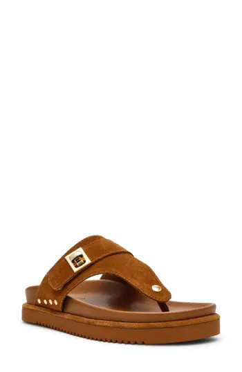 Steve Madden Thona Platform Sandal in Chestnut Suede at Nordstrom Rack, Size 6 | Nordstrom Rack