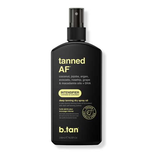 Tanned AF Intensifier Deep Tanning Dry Spray Oil | Ulta