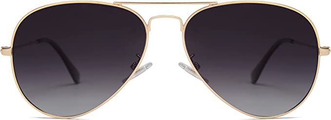 SOJOS Classic Aviator Polarized Sunglasses for Men Women Vintage Retro Style SJ1054 | Amazon (US)